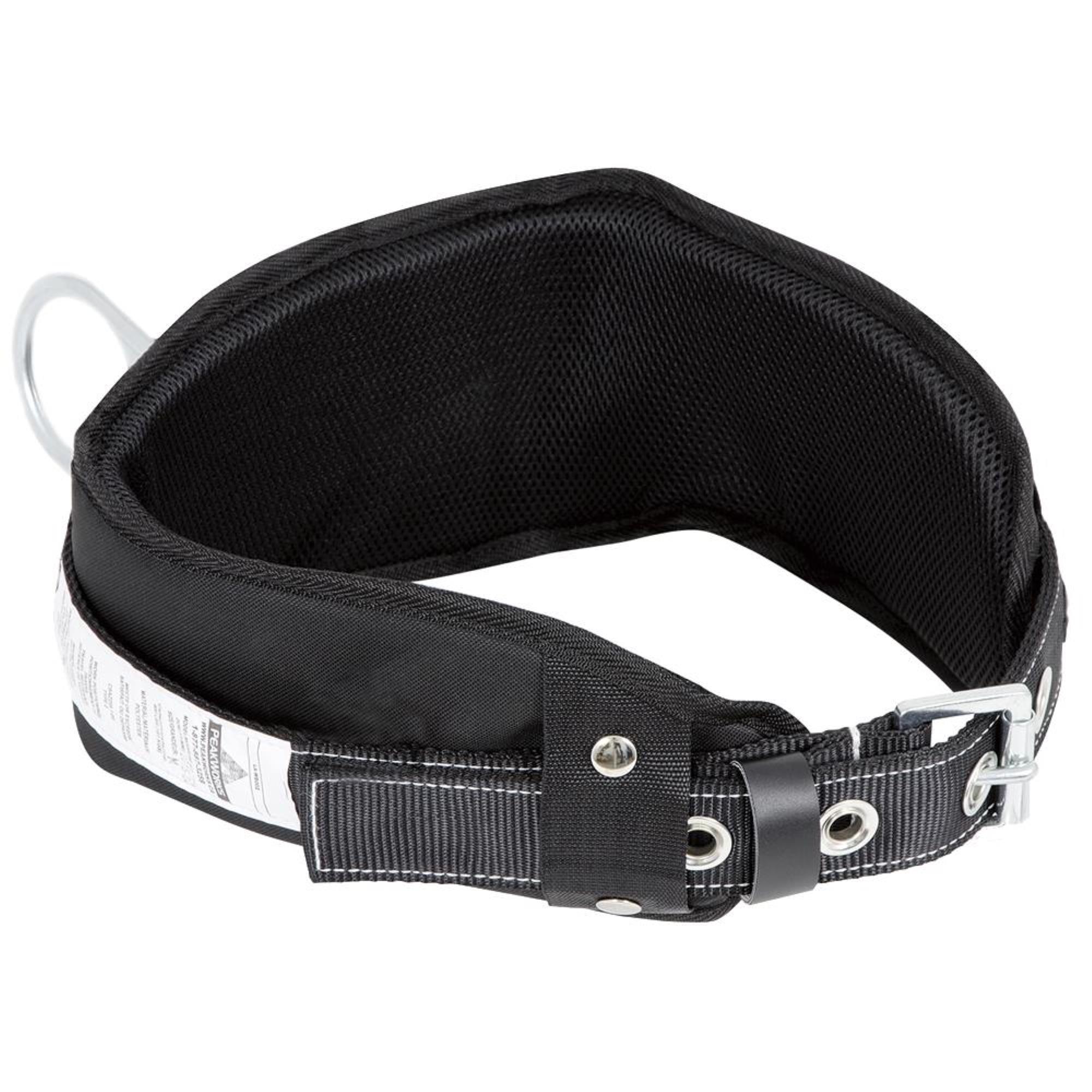 Peak Works, PeakPro Restraint Belt 1D Pad Lumbar Support S, Weight Capacity 400 lb, Harness Size S, Model# V8056011